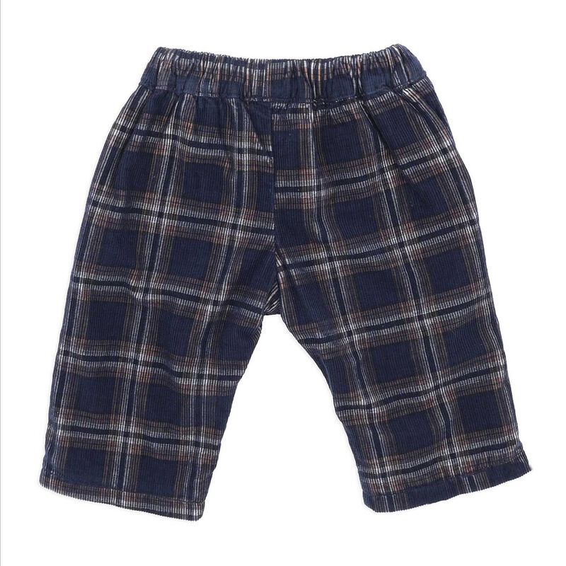 B&eacute;b&eacute; Jake Check Cord Pull On Pants image number 1